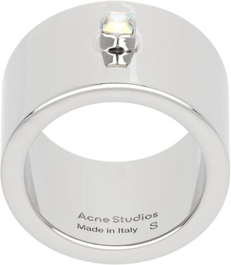 【関税込み】Acne Studios シルバー Crystal リング Acne Studios Silver Artepa Ring from $77.00 - on Stylight