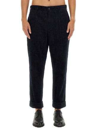 Engineered Garments Cotton Velvet Trousers - Blue