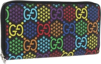Gucci Pre-owned Vintage Lange Portemonnee - Dames - Vintage Accessoires - Veelkleurig - ONE Size - Vintage