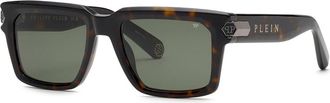 Philipp Plein SPP181M 0722 Mens Sunglasses Tortoiseshell Size 54
