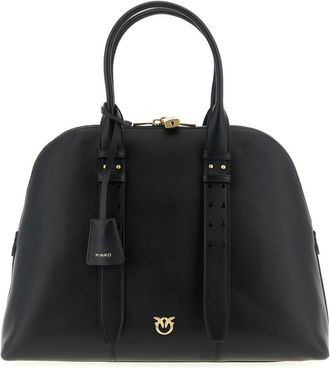 Pinko Pinko, Dames, Tassen, Zwart, Maat: ONE Size Katoen