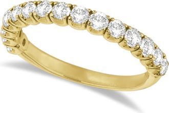 Allurez Wedding Band Anniversary Ring in 14k in Yellow Gold at Nordstrom, Size 10