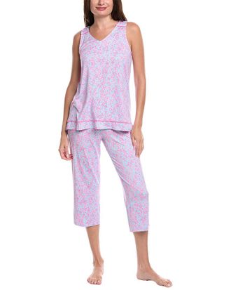 Ellen Tracy 2Pc Pant & Top Pajama Set
