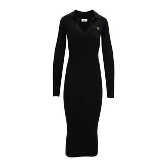 Elisabetta Franchi Dames, Jurken, Zwart, Maat: M