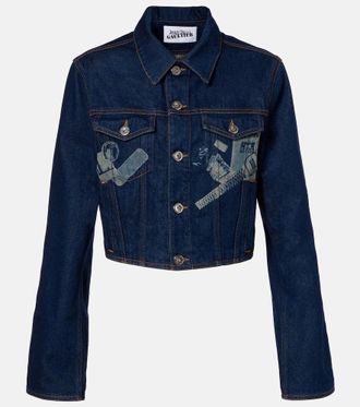 Jean Paul Gaultier Giacca di jeans cropped