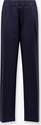 Semicouture Pantaloni in lana vergine con elastico - SEMICOUTURE - gender_Woman