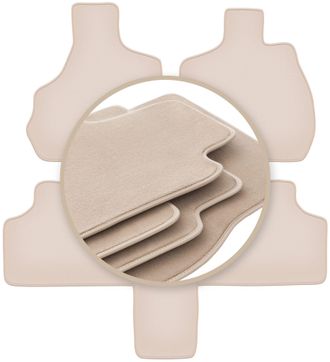OEM Alfombrillas Beige Premium Para: Chrysler Grand Voyager Iii 7 Plazas 2000-2008