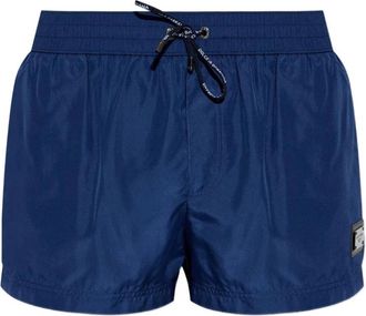 Dolce & Gabbana Zwemboxershorts - Heren - Strandmode - Blauw - XS - Polyester - Badmode