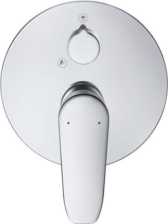 Duravit B.1 Mezclador Monomando Enyesado Para Ducha, Roseta - Duravit