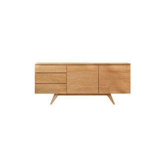 Tikamoon Aparador de roble macizo 180 cm