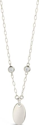 Sterling Forever Leota Pendant Necklace in Silver at Nordstrom Rack