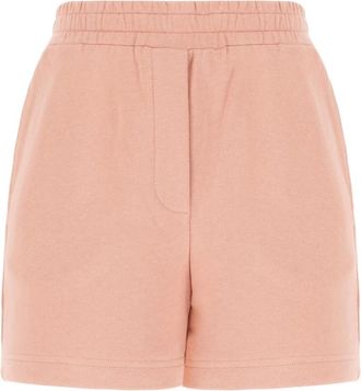 Dolce & Gabbana Printed Track Shorts - Dames - Korte Broeken - Roze - L - Katoen - Korte Broeken