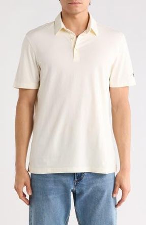 AG - Adriano Goldschmied Bryce Short Sleeve Polo in Ivory Dust at Nordstrom Rack, Size Xx-Large