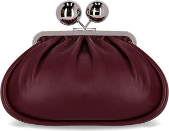 Max Mara Tassen, Dames, Rood, ONE Size, Polyester, Pasticcino Milvanew Clutch