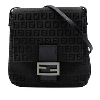 Fendi Pre-owned Vintage Crossbody Bag - Dames - Pre-owned - Zwart - Maat: ONE Size Zijde
