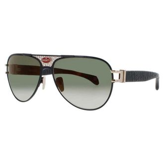 Bugatti Mens Black Rectangular Sunglasses 11BKWG