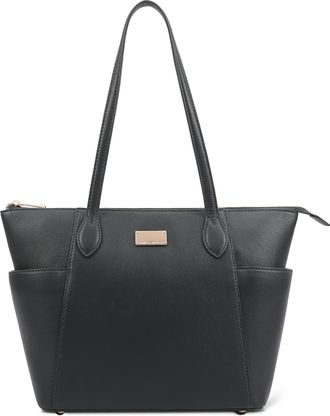 Paul Costelloe Genuine Leather Tote - Luxurious & Stylish Womens Handbag, Large Work & Shopping Bag, MORAVA (DEEP FOREST)