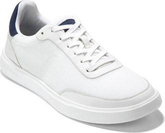 Cole Haan Grand Crosscourt Sideserve Sneaker in Optic White/Navy at Nordstrom Rack, Size 10.5
