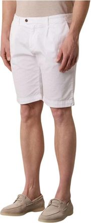 Brooks Brothers Klassieke Katoenen Shorts - Heren - Korte Broeken - Wit - W31 - Katoen - Korte Broeken