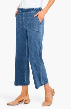 Nic+Zoe All Day Wide Leg Crop Jeans in Pacific at Nordstrom Rack, Size 2