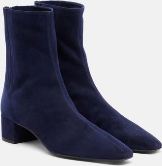Aquazzura Saint Honor&eacute; suede ankle boots