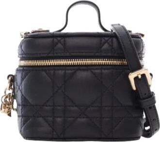 Dior Pre-owned Leather dior-bags - Dames - Vintage Handtas - Zwart - ONE Size - Vintage
