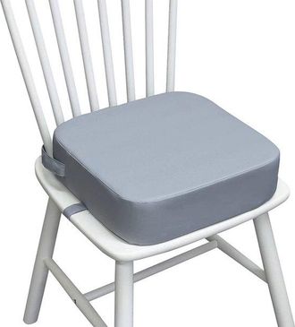 OEM Asiento Elevador Para Ni&ntilde;os, Asiento Elevador, 34x34x9cm, Lavable, Desmontable, Asiento Elevador Antideslizante, Coj&iacute;n Para Trona, Gris Oscuro