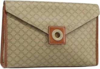 Celine Pre-owned Clutches, female, Beige, Size: ONE SIZE Pre-owned Plastic Clutch
