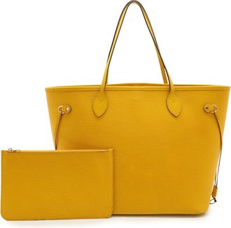 Louis Vuitton Mimosa Yellow Epi Leather Pouch Shoulder Bag Tote Bag (Pre-Owned)