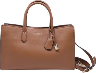 Michael Kors Scarlett Tote Bag in Brown Calf Leather
