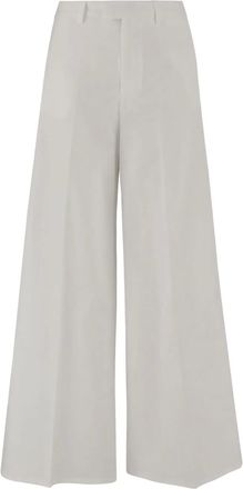 Berwich Pantaloni a gamba ampia - Bianco