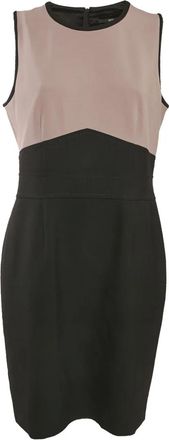 BOSS 2010s Dalota jurk met colourblocking - Zwart