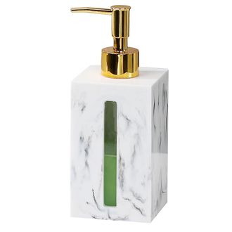 OEM Dispensador De Jab&oacute;n Para Ba&ntilde;o Con Bomba Met&aacute;lica De 500 Ml, Dispensador Cuadrado De Jab&oacute;n De Manos Y Loci&oacute;n Para Encimera De Ba&ntilde;o, Dispensador Con Bo
