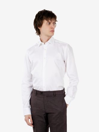 Xacus Camicia travel fit wrinkle free bianca