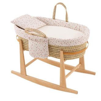 Cambrass Mois&eacute;s beb&eacute; mio cuco + patas 39x80x61 cm beige/flores