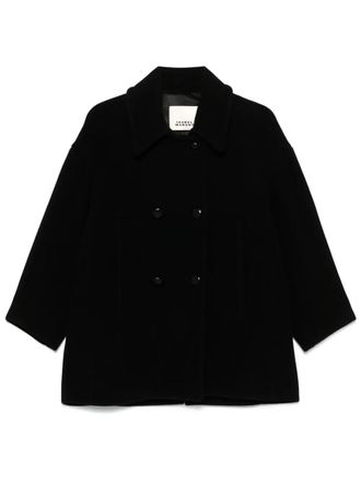 Isabel Marant Fiby coat - women - Fabric - 42 - Black