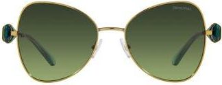 Swarovski 57mm Butterfly Sunglasses in Gold Yellow at Nordstrom Rack