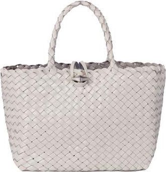Oryany Kayla Woven Leather Tote in Sand Beach at Nordstrom Rack