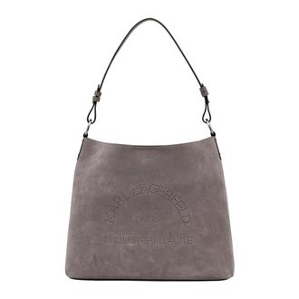 Karl Lagerfeld K/Daily Suede Shopper - - Bags - Donna - Grigio - ONE SIZE