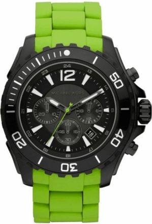 Michael Kors Horloge van zwart roestvrij staal - Heren - Horloges - Zwart - ONE Size - Accessoires