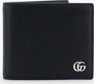 Gucci Portafoglio bi-fold GG Marmont in pelle - GUCCI - gender_Man