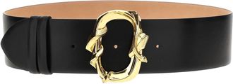 Alexander McQueen Womens Snake Belt