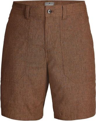 Royal Robbins Hemp Blend Adventure Shorts in Dark Walnut at Nordstrom, Size 34