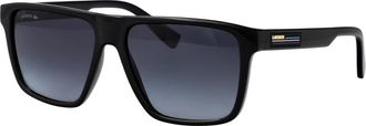 Lacoste Stijlvolle zonnebril voor een trendy look - Heren - Zonnebrillen - Zwart - 57 MM - Accessoires