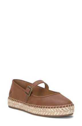 Lucky Brand Orlyna Espadrille Mary Jane Flat in Hazelnut Summer Haze at Nordstrom, Size 6.5