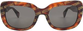 Moschino Grey Square Ladies Sunglasses MOS132/S 02VM/IR 53