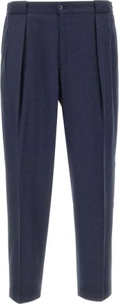 BRIGLIA 1949 Pantaloni Portobello S con pieghe - Blu