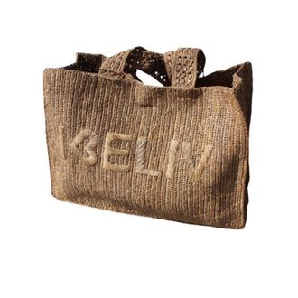 Ibeliv Tote Bags, female, Beige, Size: ONE SIZE Embroidered Tote Bag