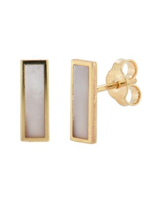 Sabrina Designs 14K Mop Bar Studs