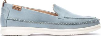 Pikolinos Blauwe Damesloafer - Comfortabel en Elegant - Dames - Loafers - Blauw - 35 EU - Leer - Schoenen